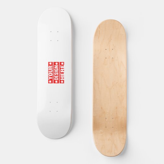 Ihr Design hier individuell Skateboard (Vorderseite)