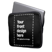 Ihr Design hier Laptopschutzhülle (Vorderseite Links)