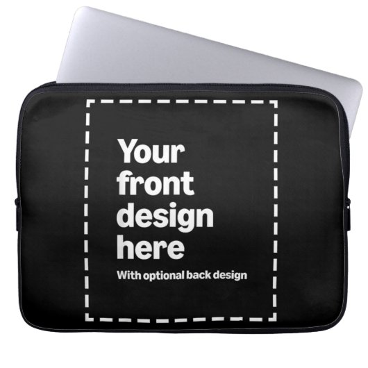 Ihr Design hier Laptopschutzhülle (Vorderseite)
