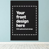 Ihr Design hier Leinwanddruck (Insitu (Holzboden))