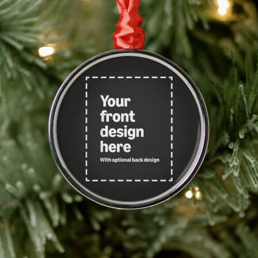 Ihr Design hier Ornament Aus Metall (Baum)