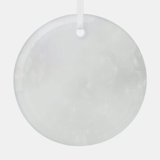 Ihr Design hier - Personalisiert Ornament Aus Glas (Vorderseite)