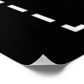 Ihr Design hier Poster (Ecke)