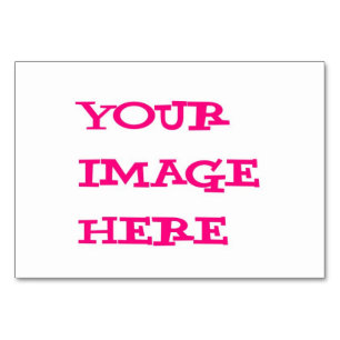 Ihr Design hier Table Card Tischnummer