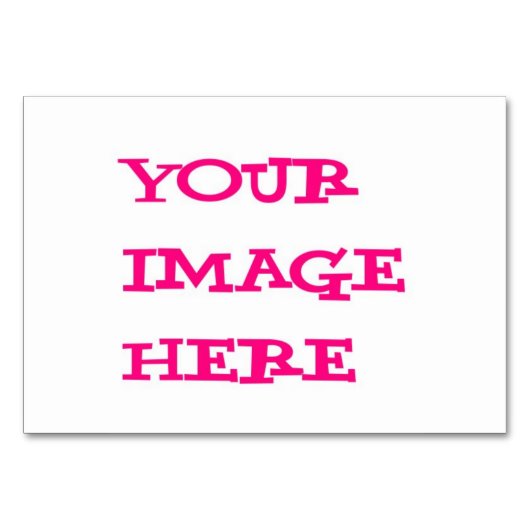 Ihr Design hier Table Card Tischnummer (Vorderseite)