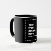 Ihr Design hier Tasse (Vorderseite Links)