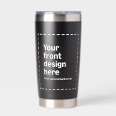 Ihr Design hier Thermobecher (Vorderseite)