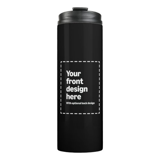 Ihr Design hier Thermosbecher (Vorderseite)