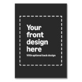 Ihr Design hier Tischnummer (Vorderseite)
