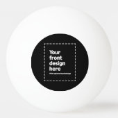Ihr Design hier Tischtennisball (Vorderseite)