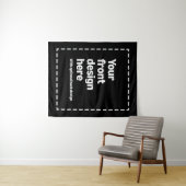 Ihr Design hier Wandteppich (Beispiel (Horizontal))
