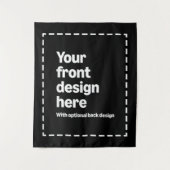 Ihr Design hier Wandteppich (Vorderseite)