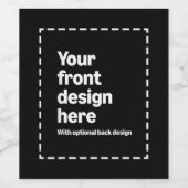 Ihr Design hier Weinetikett (Einzelnes Label)