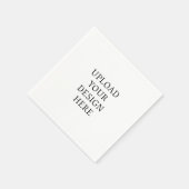 Ihr Design Hochladen Benutzerdefiniertes Ereignis Serviette (Ecke)
