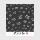 Ihr Design, Ihr Foto oder Ihr Firmenlogo zufällig Aufkleber (Blatt)