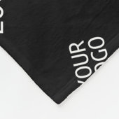 Ihr Design, Ihr Foto oder Ihr Firmenlogo zufällig  Fleecedecke (Ecke)