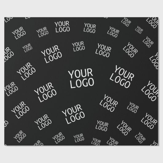 Ihr Design, Ihr Foto oder Ihr Firmenlogo zufällig Geschenkpapier (Flach)