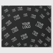 Ihr Design, Ihr Foto oder Ihr Firmenlogo zufällig Geschenkpapier (Flach)