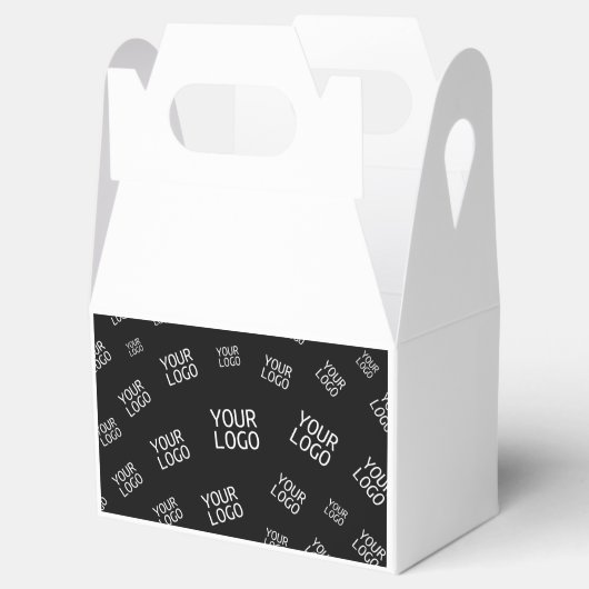 Ihr Design, Ihr Foto oder Ihr Firmenlogo zufällig Geschenkschachtel (Geöffnet)