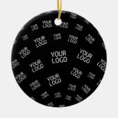 Ihr Design, Ihr Foto oder Ihr Firmenlogo zufällig  Keramik Ornament (Vorne)