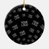 Ihr Design, Ihr Foto oder Ihr Firmenlogo zufällig  Keramik Ornament (Hinten)