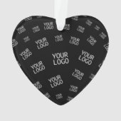 Ihr Design, Ihr Foto oder Ihr Firmenlogo zufällig Ornament (Rückseite)