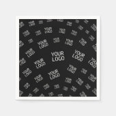 Ihr Design, Ihr Foto oder Ihr Firmenlogo zufällig  Serviette (Vorderseite)