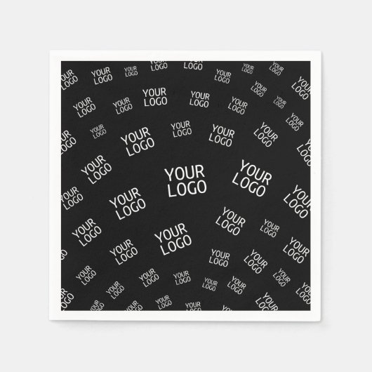 Ihr Design, Ihr Foto oder Ihr Firmenlogo zufällig  Serviette (Vorderseite)