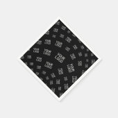 Ihr Design, Ihr Foto oder Ihr Firmenlogo zufällig Serviette (Ecke)