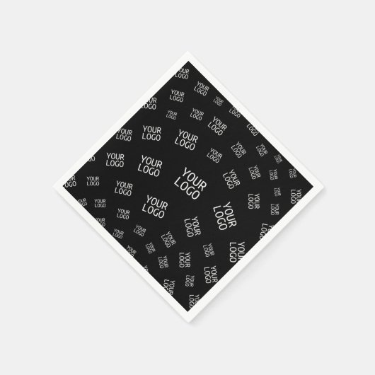 Ihr Design, Ihr Foto oder Ihr Firmenlogo zufällig  Serviette (Ecke)