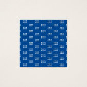 Ihr Design oder Firmenlogo | Blaues Fliesenmuster (Vorderseite)