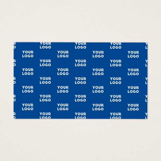 Ihr Design- oder Firmenlogo | Blaugeflechte Muster (Vorderseite)