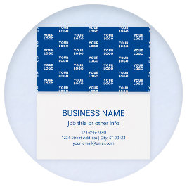 Ihr Design- oder Firmenlogo | Blaugeflechte Muster