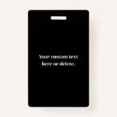 Ihr Design- oder Firmenlogo | Random Platzierung Ausweis (Rückseite)