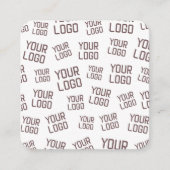 Ihr Design- oder Firmenlogo | Random Platzierung Begleitkarte (Vorderseite)