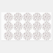 Ihr Design- oder Firmenlogo | Random Platzierung Etiketten (Blatt)