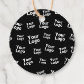 Ihr Design- oder Firmenlogo | Random Platzierung Geschenkanhänger (Vorderseite)