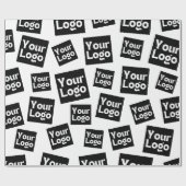 Ihr Design- oder Firmenlogo | Random Platzierung Geschenkpapier (Flach)