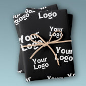 Ihr Design- oder Firmenlogo | Random Platzierung Geschenkpapier Set