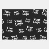 Ihr Design- oder Firmenlogo | Random Platzierung Geschenkpapier Set (Vorderseite)