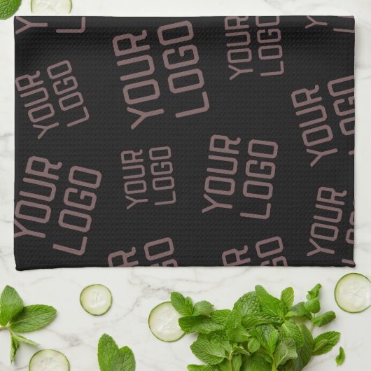 Ihr Design- oder Firmenlogo | Random Platzierung Geschirrtuch (Gefaltet)