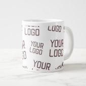 Ihr Design- oder Firmenlogo | Random Platzierung Jumbo-Tasse (Vorderseite Rechts)