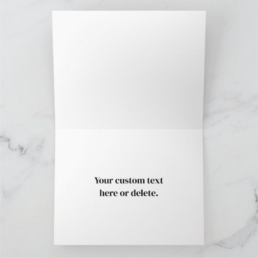 Ihr Design- oder Firmenlogo | Random Platzierung Karte (Innenseite)