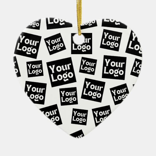 Ihr Design- oder Firmenlogo | Random Platzierung Keramik Ornament (Vorne)