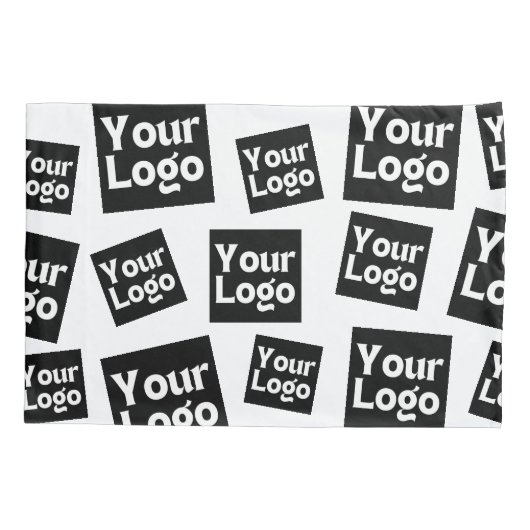 Ihr Design- oder Firmenlogo | Random Platzierung Kissenbezug (Rückseite)