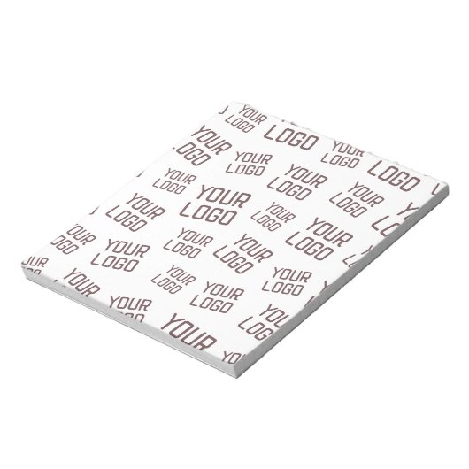 Ihr Design- oder Firmenlogo | Random Platzierung Notizblock (Rotiert)