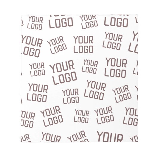 Ihr Design- oder Firmenlogo | Random Platzierung Notizblock (Vorderseite)