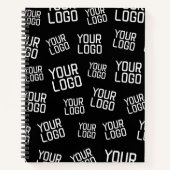 Ihr Design- oder Firmenlogo | Random Platzierung Notizblock (Vorderseite)