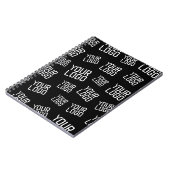 Ihr Design- oder Firmenlogo | Random Platzierung Notizblock (Linke Seite)