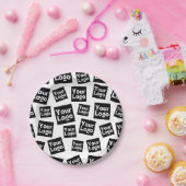 Ihr Design- oder Firmenlogo | Random Platzierung Pappteller (Party)